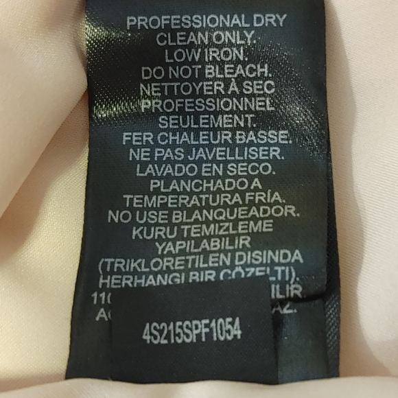 4.COLLECTIVE GROSGRAIN TWISTED KNOT DRESS, BLUSH 8 - Picture 14 of 14